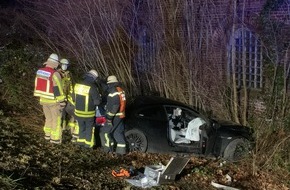 Feuerwehr Gladbeck: FW-GLA: Verkehrsunfall mit einer verletzten Person