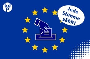 Berufsverband Deutscher Psychologinnen und Psychologen (BDP): Pressemitteilung: Wahlaufruf des BDP zur Europawahl 2024! Jede Stimme für Freiheit, Menschenrechte und Persönlichkeitsentwicklung zählt