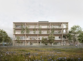 Neu zugelassenes Verbinder-System erm&ouml;glicht kreislauff&auml;hige HBV-Decken &ndash; Schulbau in Aalen