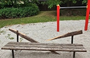 Polizeidirektion Wittlich: POL-PDWIL: Sachbesch&auml;digung auf Kinderspielplatz in Gerolstein