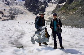 Ferris Bühler Communications: 250 Kilogramm Müll: Aufräumaktion auf dem Pers- und Morteratschgletscher