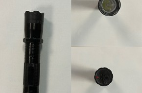Bundespolizeidirektion Sankt Augustin: BPOL NRW: 20-Jähriger mit getarntem Elektroimpulsgerät - Bundespolizei weist auf Allgemeinverfügung hin