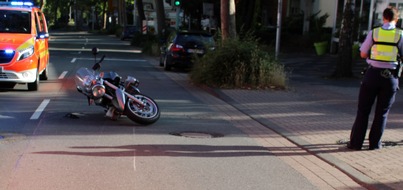 Polizei Minden-Lübbecke: POL-MI: Motorradfahrer (60) bei Unfall verletzt