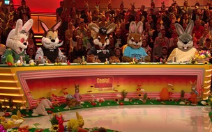 SAT.1: Was machen fünf Hasen in einem Fernsehstudio? Sie sind zu Gast bei "Genial daneben - Die Ostershow", am Karfreitag, 19. April 2019 in SAT.1
