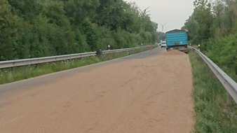 Polizeidirektion Neustadt/Weinstraße: POL-PDNW: Tonnenweise Weizen auf der Holidaypark-Straße