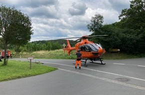 Feuerwehr Hattingen: FW-EN: Zwei Rettungshubschrauber zeitgleich in Hattingen im Einsatz