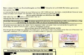 Polizeiinspektion Nienburg / Schaumburg: POL-STH: Warnung vor Gewinnversprechen