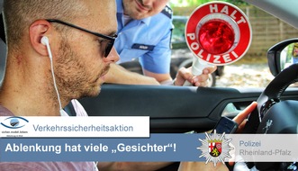 Landeskriminalamt Rheinland-Pfalz: LKA-RP: Europaweite Verkehrssicherheitsaktion zum Thema "Ablenkung"