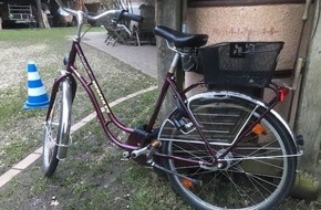 Polizeiinspektion Celle: POL-CE: Hermannsburg - Wer vermisst dieses Fahrrad?