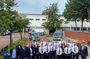 Polizeipräsidium Hamm: POL-HAM: 22 neue Gesichter bei der Polizei Hamm