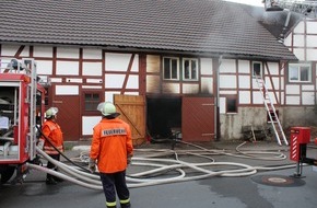 Polizeiinspektion Northeim: POL-NOM: Brand eines ehemaligen Bauernhauses