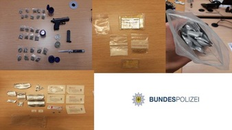 Bundespolizeidirektion Sankt Augustin: BPOL NRW: In jeder Tasche ein Treffer - Bundespolizei findet verschiedene Drogen und Waffen