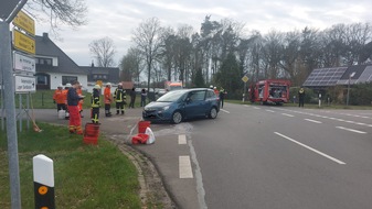 Kreisfeuerwehr Rotenburg (Wümme): FW-ROW: Unfall endet glimpflich