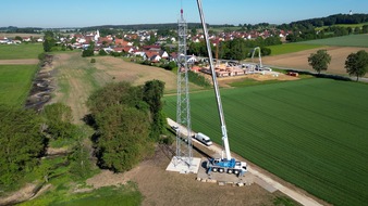 Deutsche Telekom AG: Telekom stellt Mobilfunkmast zwischen Gachenbach und Weilach auf