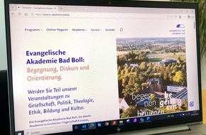 Evangelische Akademie Bad Boll: Neuer Webauftritt der Evangelischen Akademie Bad Boll online
