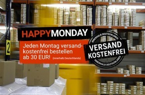 Zeda GmbH: Versandkostenfrei bestellen: Happy Monday bei Zedaco