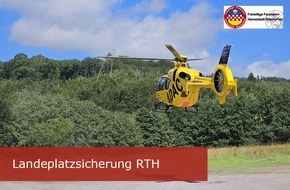 Freiwillige Feuerwehr Breckerfeld: FW-EN: Fahrradfahrer stürzt an Ennepetalsperre - Landeplatzsicherung für Rettungshubschrauber