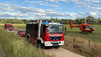 Freiwillige Feuerwehr Hennef: FW Hennef: Wasserunfall - Person droht zu ertrinken Sirenenalarm in Teilen des Stadtgebietes
