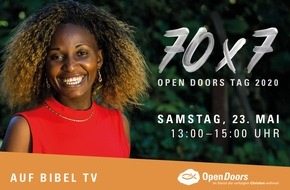 Bibel TV: Im Zeichen der Vergebung: Bibel TV sendet den "Open Doors Tag 2020" am 23. Mai ab 13 Uhr / Der Open Doors Tag widmet sich eindrucksvoll dem Schicksal verfolgter Christen in aller Welt