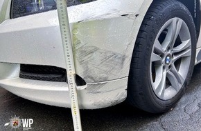 Polizeidirektion Kaiserslautern: POL-PDKL: Wer hat den BMW gerammt?
