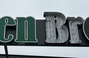 Polizeidirektion Wittlich: POL-PDWIL: Diebstahl von Buchstaben eines Reklameschildes