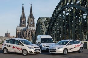 Zweite Phase des Modellprojekts &quot;colognE-mobil&quot;, erste Elektro-Fahrzeuge auf Kölns Straßen (BILD)