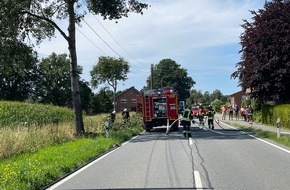Freiwillige Feuerwehr Kranenburg: FW Kranenburg: Flächenbrand klein