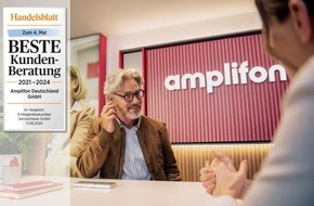 Amplifon: Amplifon zum vierten Mal in Folge vom Handelsblatt als  „Beste Kundenfachberatung“ ausgezeichnet