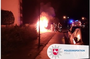 Polizeiinspektion Celle: POL-CE: Zeugenaufruf nach Mülltonnenbrand