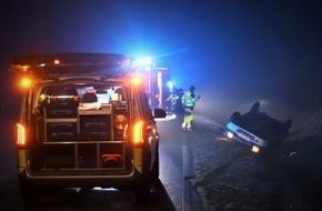 Polizei Paderborn: POL-PB: Über 70 Verkehrsunfälle bei überfrierender Nässe - Vier Verletzte