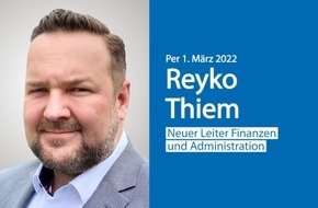 Universitätsklinik Balgrist: MEDIENMITTEILUNG: Neuer Leiter Finanzen und Administration