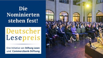 Stiftung Lesen: Pressemeldung: Nominierte für den Deutschen Lesepreis 2025 stehen fest