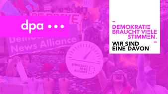 dpa Deutsche Presse-Agentur GmbH: dpa und Democracy News Alliance beteiligen sich an Aktionswoche "Demokratie braucht viele Stimmen"