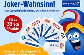 PAYBACK GmbH: PAYBACK startet wieder die beliebte Joker-Kampagne / Mit dabei: Viele PAYBACK Partner, die mit noch mehr Punkten noch schnelleres Sparen ermöglichen - Chancen auf tolle Gewinne