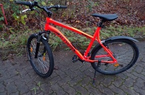 Polizeiinspektion Hildesheim: POL-HI: Aufgefundenes Mountainbike