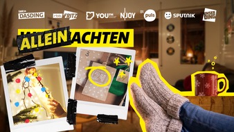 SWR - Südwestrundfunk: DASDING sendet "Alleinachten" für die jungen Programme der ARD / 25. Dezember von 10 bis 20 Uhr bei DASDING (SWR), PULS (BR), FRITZ (rbb), YouFM (HR), NJOY (NDR) und Sputnik (MDR)