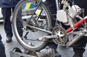 Kreispolizeibehörde Märkischer Kreis: POL-MK: Bastel-Bike beim Tempo-Test