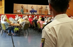 Polizeipräsidium Südhessen: POL-DA: Oberzent-Beerfelden: Allerlei Informationen für Seniorinnen und Senioren beim Informationsnachmittag von Polizei und Ehrenamtsagentur