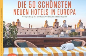 Gruner+Jahr, GEO Saison: GEO SAISON zeigt die 50 schönsten neuen Hotels in Deutschland und Europa