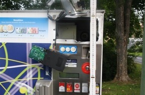 Polizei Hagen: POL-HA: Zigarettenautomat aufgebrochen