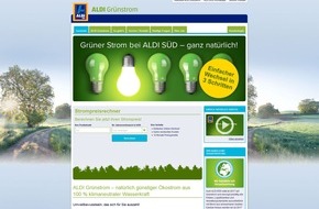 Unternehmensgruppe ALDI SÜD: ALDI SÜD bietet Kunden nun auch Grünstrom an