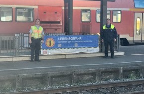 Bundespolizeiinspektion Offenburg: BPOLI-OG: Betreten verboten!: Bahn und Bundespolizei warnen vor Unfällen im Gleisbereich