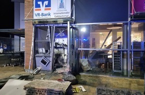 Polizeiinspektion Göttingen: POL-GÖ: (352/2021) Unbekannte sprengen Geldautomaten in Hann. Münden - Schadenshöhe noch unbekannt