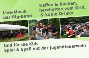 Feuerwehr Norderstedt: FW Norderstedt: Himmelfahrtskonzert im Forst - Fest für die gesamte Familie