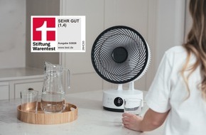 Meaco: MeacoFan Sefte&reg; 10 Tischventilator erzielt Bestnote 1,4 bei der Stiftung Warentest