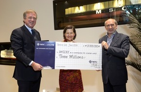 MSC Kreuzfahrten: MSC Cruises fait un don de 3 millions d'euros à l'UNICEF / La compagnie de croisières s'engage aux côtés du Fonds pour l'enfance dans la lutte contre la malnutrition. (IMAGE)