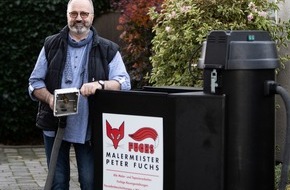 Effizienz-Agentur NRW: Pressemitteilung: Malermeister Peter Fuchs erhält für eine mobile Filteranlage zur Reinigung von Gebäudefassaden den Sonderpreis des Effizienz-Preises NRW 2019