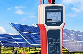 PEARL GmbH: Solarpanels perfekt ausrichten: revolt Digitales Solarpanel-Multimeter, bis 800 Watt bzw. 1600 Watt, 60 V, XL-LCD-Display