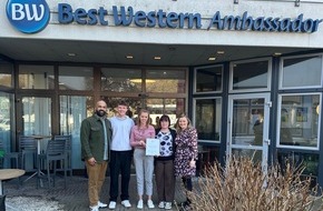 BWH Hotels Central Europe: BWH Hotels: Ausbildung im BW Hotel Ambassador Baunatal ausgezeichnet