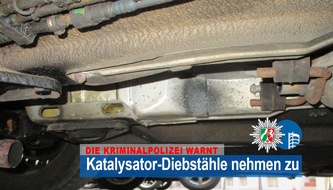 Polizeipräsidium Oberhausen: POL-OB: Diebstahl von Katalysatoren auf dem Vormarsch